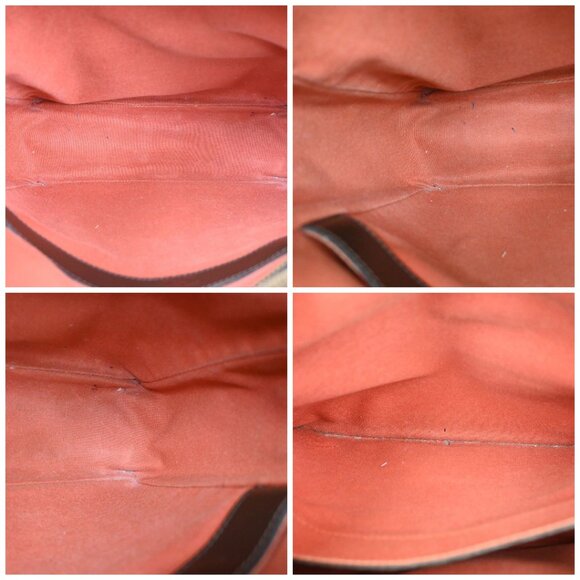 LOUIS VUITTON Naviglio Shoulder Bag Damier Ebene Leather Brown N45255 86EF009 - Picture 16 of 16